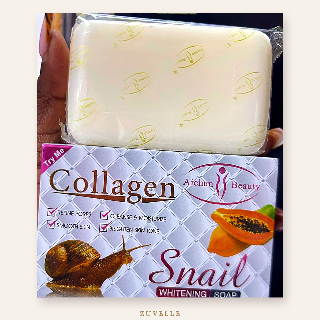 Aichun Beauty Collagen Snail Brightening Soap