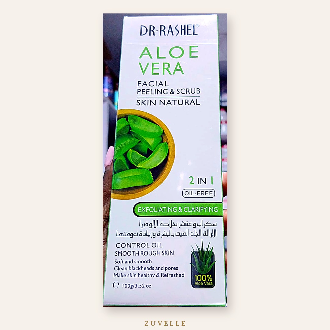 Aloe Vera 2-in-1 Facial Peeling & Scrub