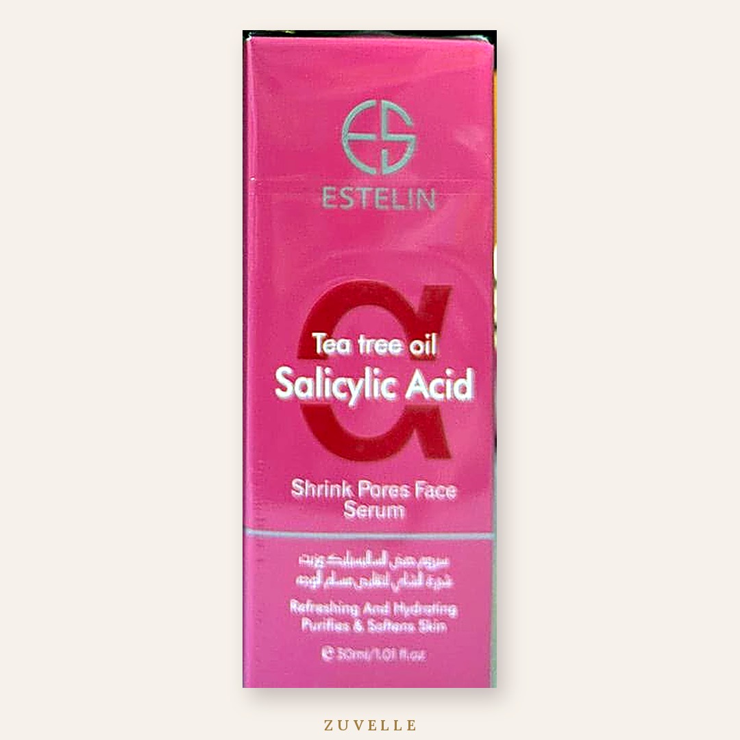 Tea Tree Oil Salicylic Acid Shrink Pores Face Serum