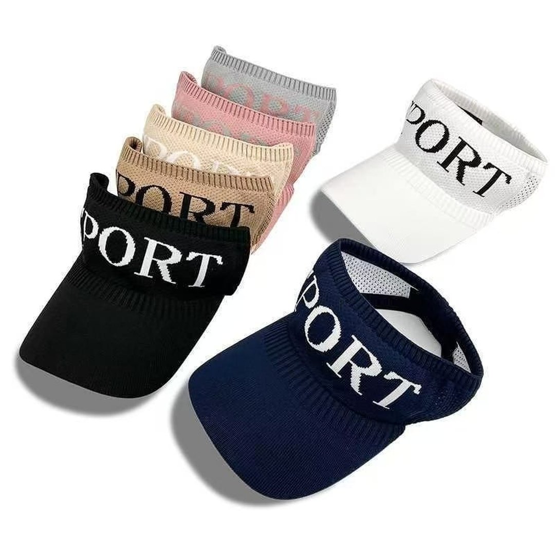 Knit Sport Visor Half Cap